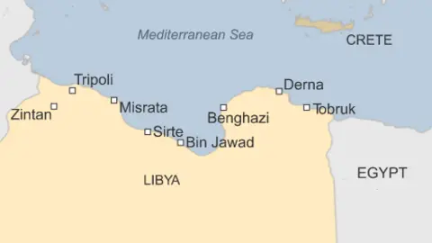 Map of Libya