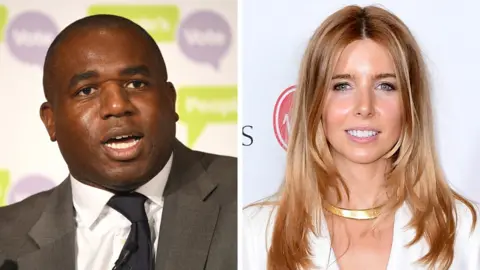 Getty Images/PA David Lammy and Stacey Dooley