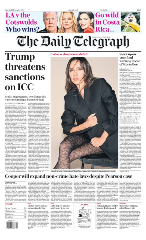  "Trump threatens sanctions on ICC"