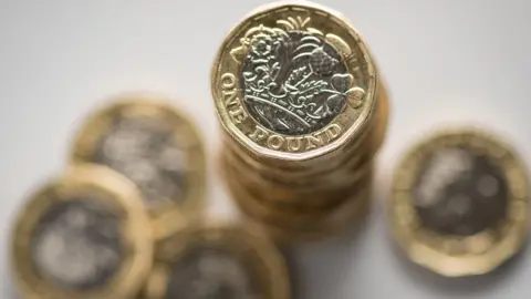 PA Media Stacked up coins