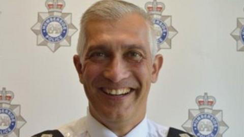 The outgoing chief constable of Humberside Police, Paul Anderson