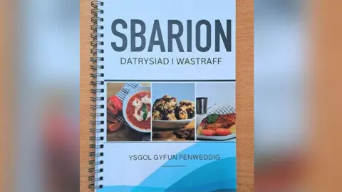 Llanw Recipe book front cover