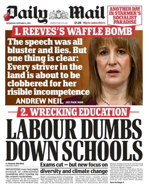 "Labour dumbs down schools".