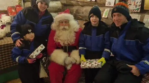 Family handout James with his family