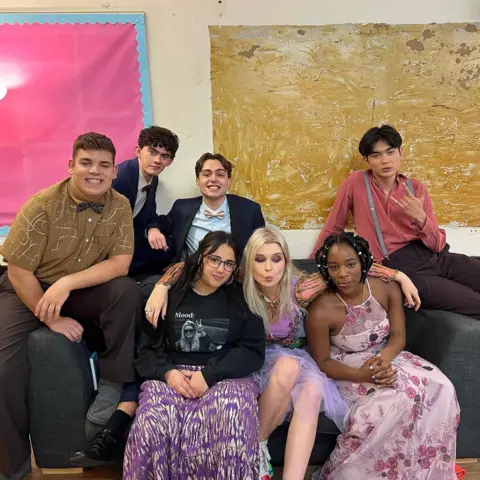 Baby Queen / Instagram Baby Queen and the cast of Heartstopper