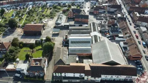 Lighthouse Development Consulting Aerial shot of the former Henry W.Pollard & Sons Ltd site