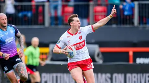 Jack Broadbent celebrates