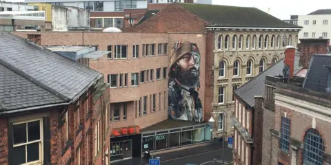 An aerial view of Leicester's Cultural Quarter 