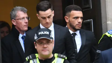 PA Media Tom Lawrence and Mason Bennett