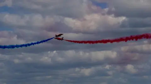 BBC Red Arrows at RAF Cosford Air Show