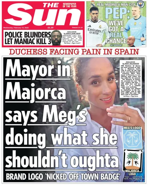  Mayor in Majorca says Meg's doing what she shouldn't oughta