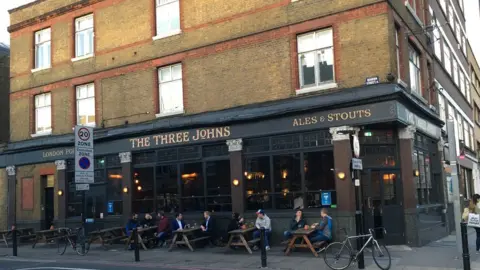 BBC Three Johns pub, Islington