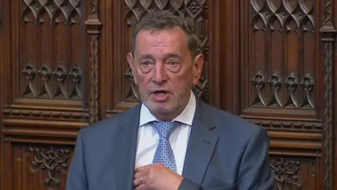 House of Lords Lord Blunkett