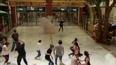 MEN Mock terror attack