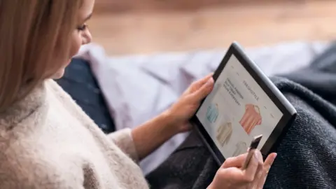 Getty Images woman on tablet