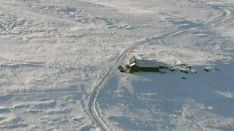 BBC Tan hill aerial view in 2009