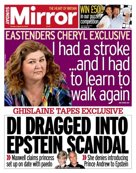  “Di dragged into Epstein scandal”.