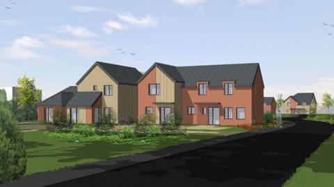 Plans for the homes in Ripley
