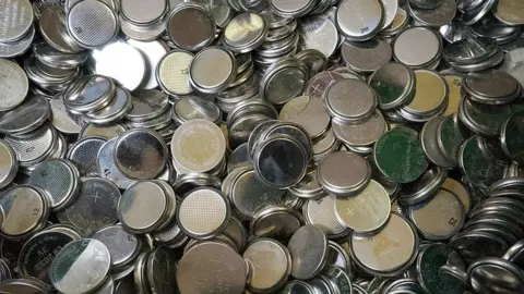 Getty Images Button batteries