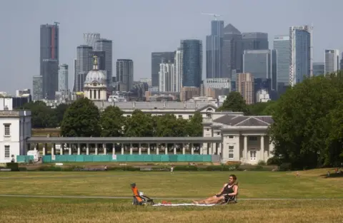 Reuters Sunbather in Greenwich Park