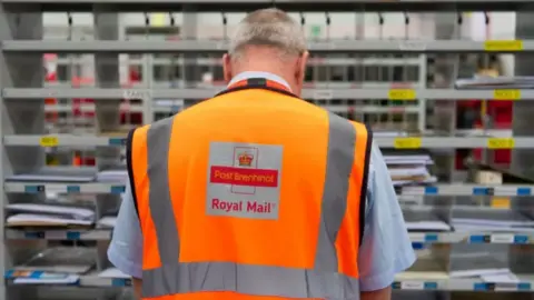 Getty Images Royal Mail worker