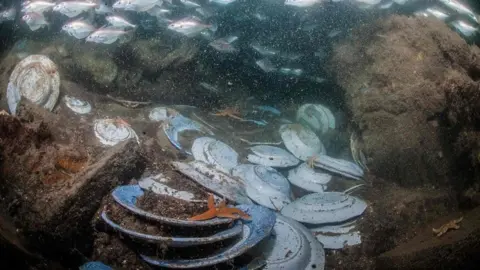 Historic England Ceramics discovered in ship