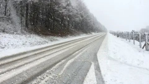 The A494 between llanuwchllyn and dolgellau