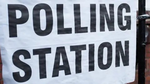 Polling sign