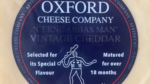 Cerne Abbas Man cheese from the Oxford Cheese Company.