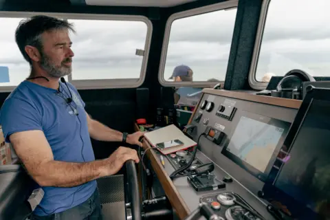 Jonathan Evans, skipper of the Suncatcher