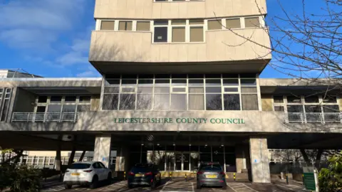The exterior of County Hall in Glenfield