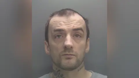 A mugshot of Damien Ward