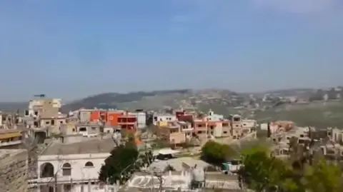 tefffahtacom/facebook screenshot of video showing general view of teffahta, a village in southern lebanon, via teffahta.com facebook account