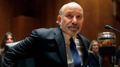 US Secretary of Commerce Howard Lutnick wears a suit while arriving to testify during a Senate Appropriations Subcommittee on Commerce, Justice, Science, and Related Agencies hearing on February 10, 2026.