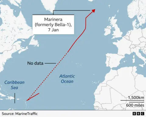 A map of the Atlantic 