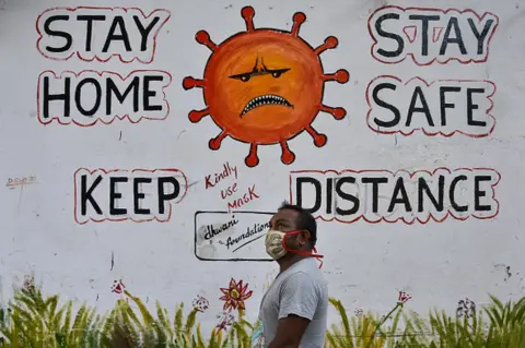 Getty Images coronavirus in India