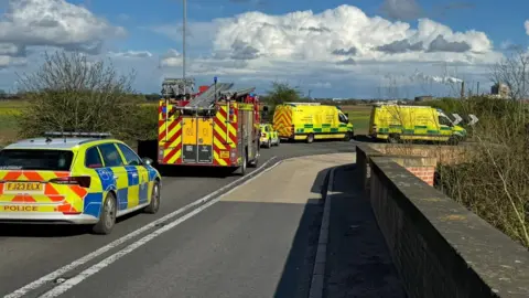 Police closed A617 near Newark after incident