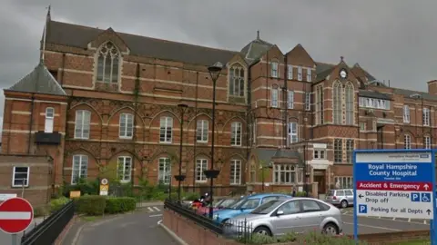 Google Royal Hampshire County Hospital in Winchester