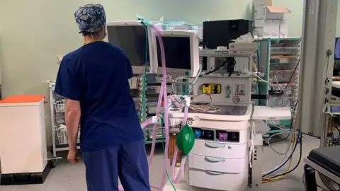 BBC Images from the hospital