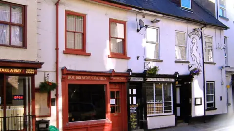 Mal Morrison The White Horse Inn used to be the Red House, or Builth's only brick building