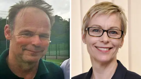 Sarah Rushton Gavin Rushton (left) and Sarah Rushton (right)