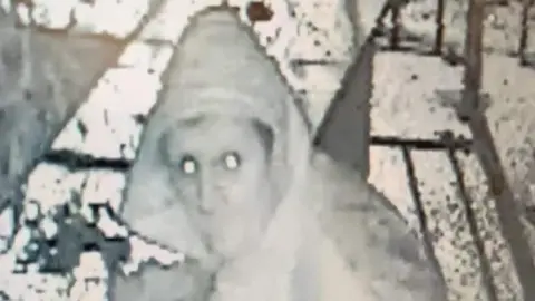 Chris Moss The alleged thief stealing the gorilla