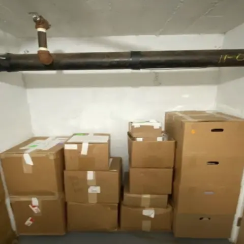 US Department of Justice Cardboard boxes allegedly contained hundreds of documents related to national security.