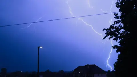 alalchan/BBC Weather Watchers Lightning in Hertfordshire