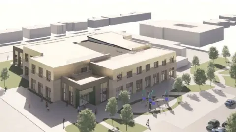 Durham County Council A CGI of how Woodhouse Close Leisure Complex could look