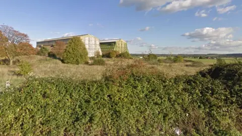 Google Cardington hangars, near Bedford