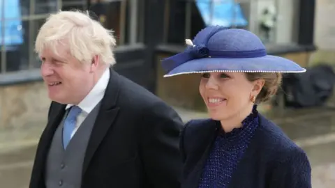 Getty Images Boris and Carrie Johnson