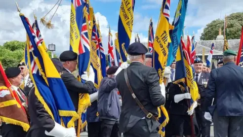 BBC Veterans gathered for Armed Forces Day in Plymouth