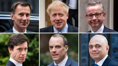 AFP/Getty Images Remaining Tory leadership contenders