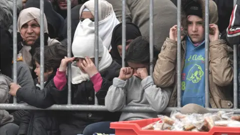 AFP Migrants in Lesbos, 4 Mar 20